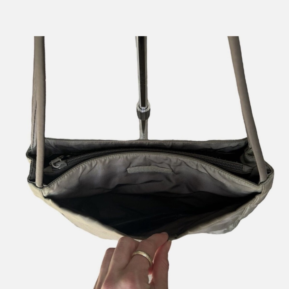 Prada Pressuto Nylon Tote, Gray - Picture 7 of 9